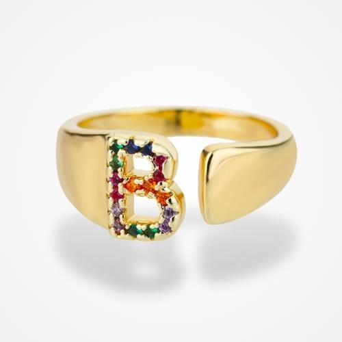 Bague Lettre  A