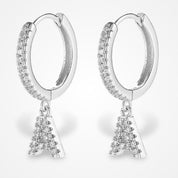 Boucles d'Oreilles Initiales Argent / A