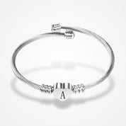 Bracelet Initiale | Femme Argent / A