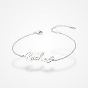 Bracelet Prénom | Femme Argent / Police1