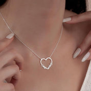 collier coeur personnalisé femme