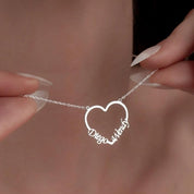 collier coeur personnalisé