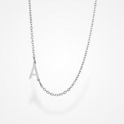 Collier Initiale Femme Argent / A