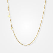 collier initiale multiple or