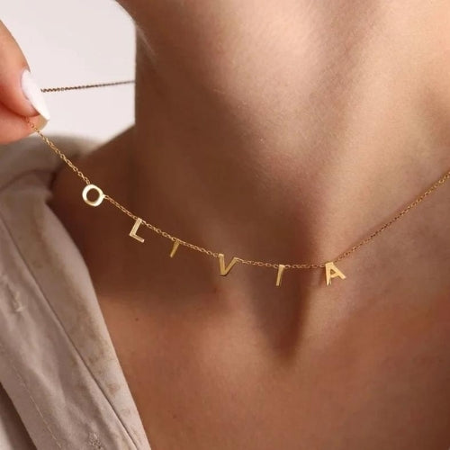 collier lettres 