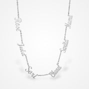 Collier Plusieurs Prénoms Argent / 1 Prénom / 35-40cm