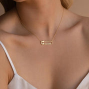 collier trombone personnalisé femme